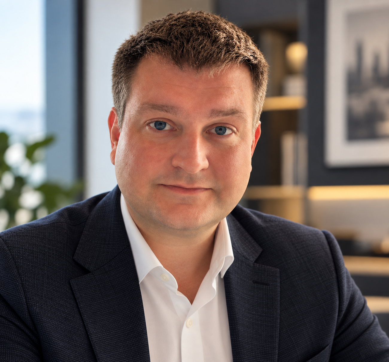 Professional portrait of Yurii Beliaiev